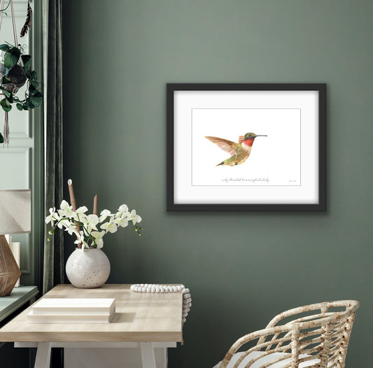 Ruby-Throated Hummingbird Study